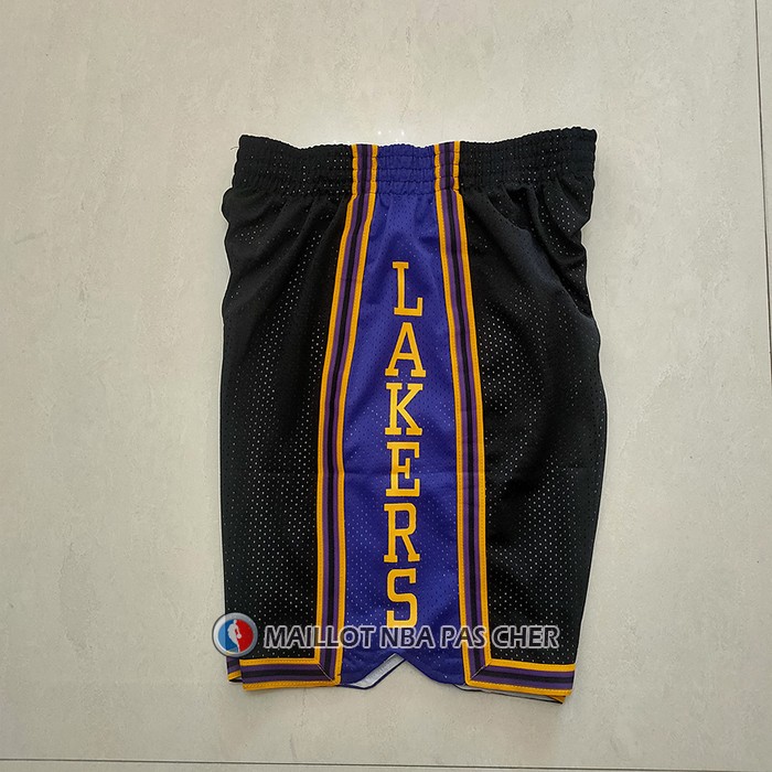 Short Los Angeles Lakers Mitchell & Ness Noir